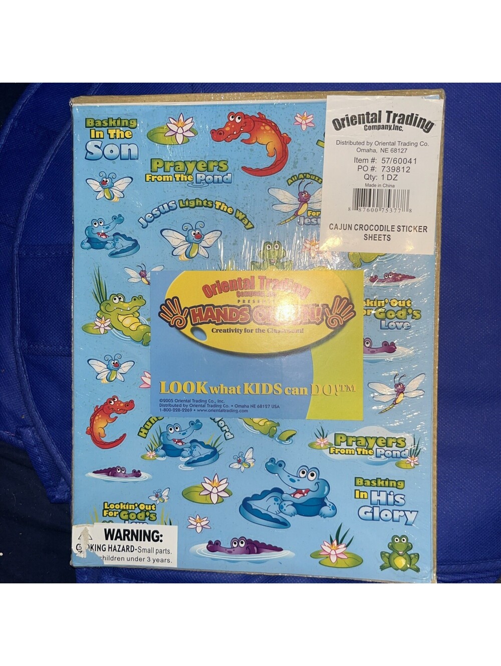 12 Pack Cajun Crocodile Sticker Sheets